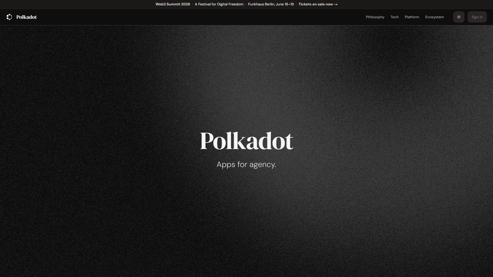 ポルカドットの公式サイト