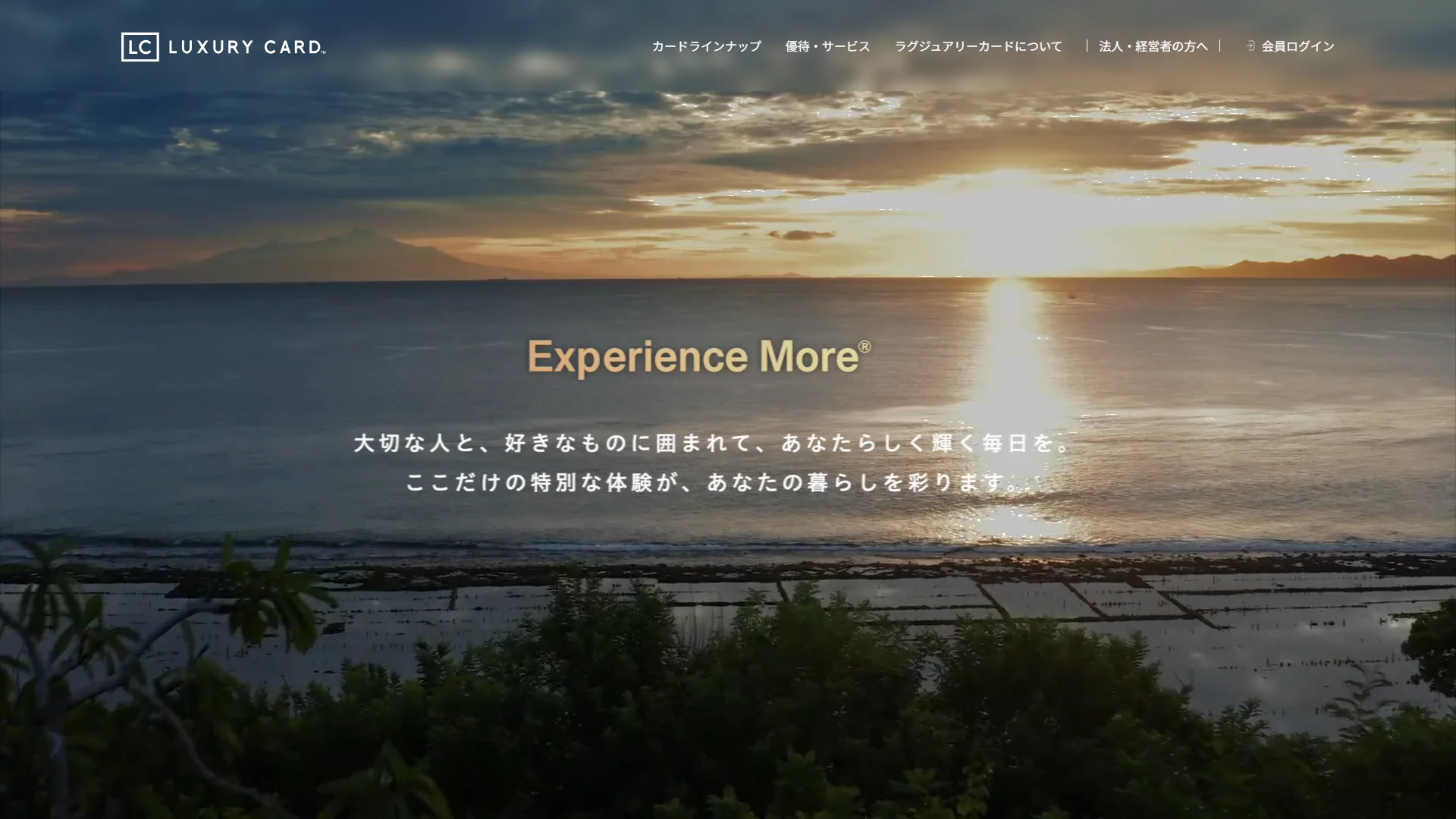 ラグジュアリーカード チタンの公式サイト